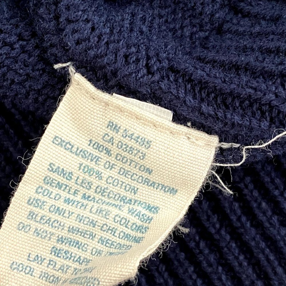American Eagle Outfitters | Knitted Button Down Cardigan | Blue | Size: Medium - Picture 6 of 8